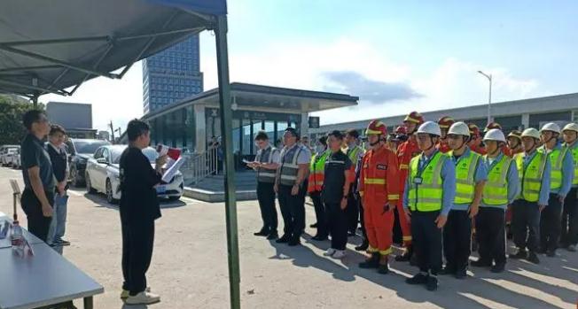 深圳市坪山區(qū)石井街道開展防汛聯演