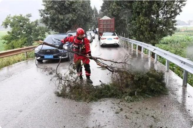 麒麟?yún)^(qū)遭暴雨突襲|部分道路積水嚴(yán)重，消防緊急排澇解憂